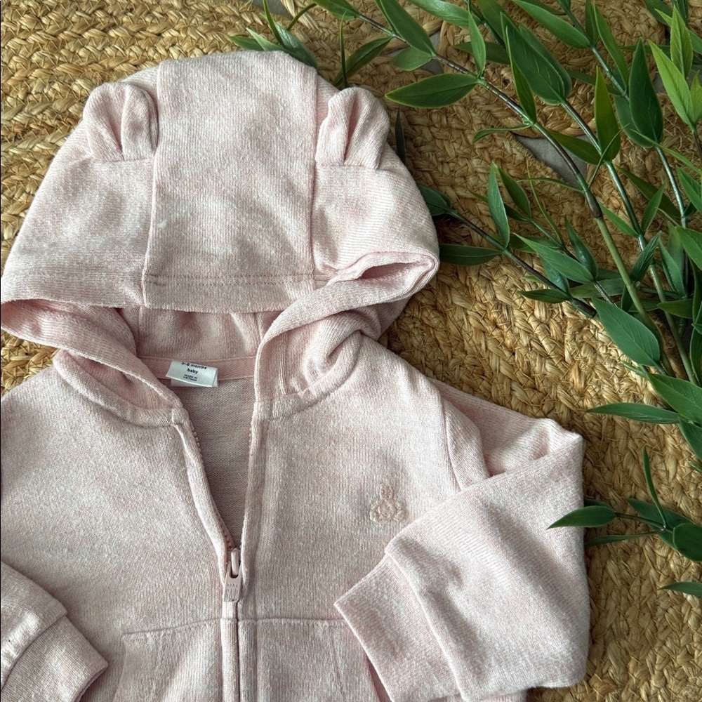Baby Gap Zip Bear Hood Light Sweatshirt. 3-6mo - Picture 4 of 5